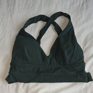 BuffBunny Dark Green Aplha Sports Bra